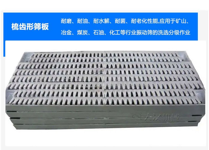 梳齒形篩板